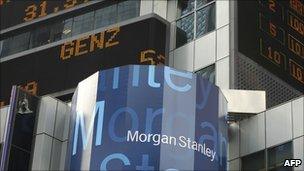 The Morgan Stanley worldwide headquarters building in New York