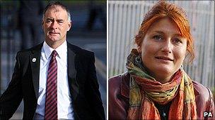 Tommy Sheridan and Katrine Trolle