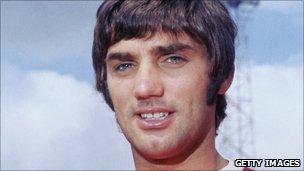 George Best, pictured in 1968