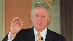 President Clinton in 2000