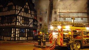 Fire in Hereford