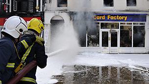 Scene (pic: Hereford & Worcester Fire and Rescue Service)