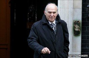 UK Business Secretary Vince Cable