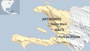 Map of Haiti