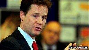 Deputy Prime Minister Nick Clegg