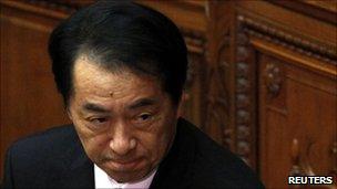 Japanese Prime Minister Naoto Kan