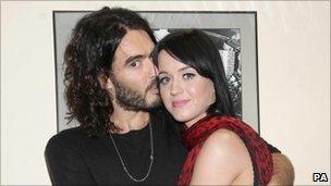 Russell Brand and Katy Perry