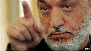 Afghan President Hamid Karzai