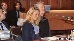 Pamela Anderson at Oxford Union