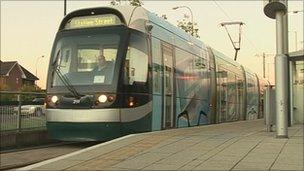 Nottingham tram