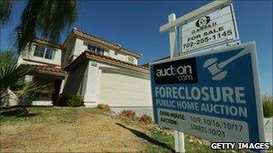 Foreclosed home in Las Vegas