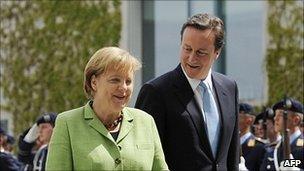 German Chancellor Angela Merkel and British Prime Minister David Cameron