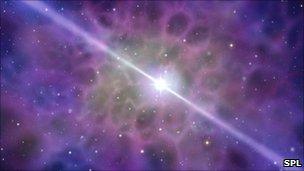 Artist's concept of a pulsar (SPL)
