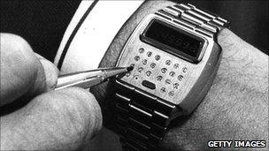 Calculator watch