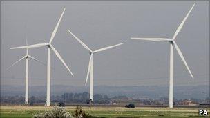 Wind farm in Kent