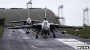 Tornado planes at Lossiemouth