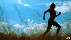 Woman jogging