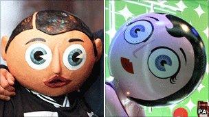 Frank Sidebottom and Selfridges' window