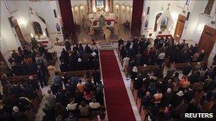 Christmas celebrated at Our Lady of Salvation church in central Baghdad 2005