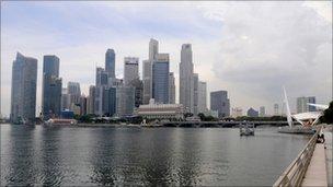 Singapore skyline