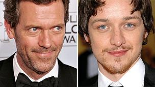 Hugh Laurie (Getty) James McAvoy (PA)