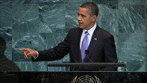 Barack Obama addresses the UN, 23 September 2010