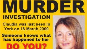 Claudia Lawrence Poster