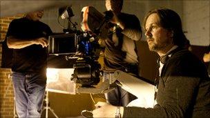 Matt Reeves on the Let Me In set