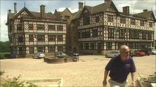 John Caudwell at his mansion near Eccleshall