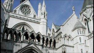 The Royal Courts of Justice, or High Court, in London