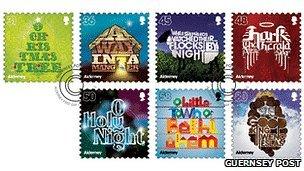 Alderney Christmas stamps