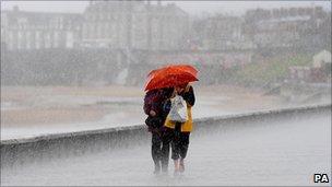 Stormy weather in Yorkshire