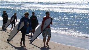 Gold Coast surfers