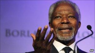 Former UN Secretary-General Kofi Annan