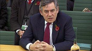 Gordon Brown at the international development committee