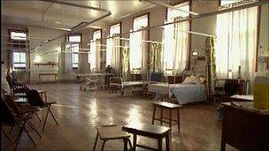 Empty Hospital Beds