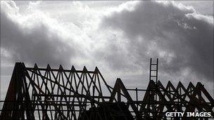 Houses being built in Swindon