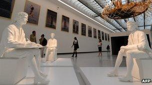 A hall inside Rome's Maxxi museum of contemporary art (archive image)