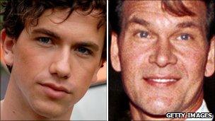 Richard Fleeshman and Patrick Swayze