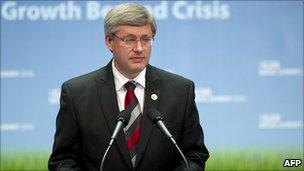 Canadian Prime Minister Stephen Harper