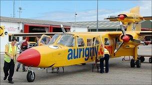 Aurigny trislander G-Joey