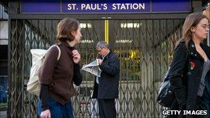 Closed Tube station