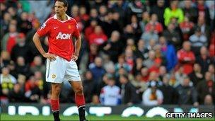 English defender Rio Ferdinand