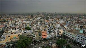 Delhi skyline