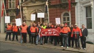 Tynwald Steam Packet protest
