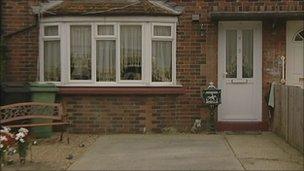 Mary Treeby's house in Quarry Road