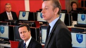 Michael Gove and David Cameron