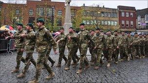 40 Commando homecoming parade