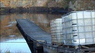 Torrey Canyon quarry in Guernsey