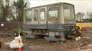 Birmingham Airport's Maglev carriage